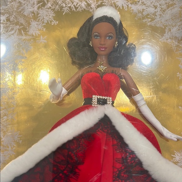 Barbie Holiday Decor Red and White Collectible - Picture 2 of 3